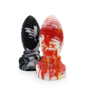 Kiotos Monstar - Wtyczka Analna Beast 6 - 16,5 X 6,5 Cm - Pomarańczowa/Biała/Czerwona-Erotiekvoordeel.nl