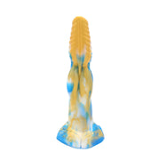 Kiotos Monstar - Dildo Beast 19 - 25 x 6 cm - Goud/Blauw/Wit-Erotiekvoordeel.nl