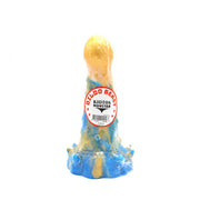 Kiotos Monstar - Dildo Beast 20 - Goud/Blauw/Wit-Erotiekvoordeel.nl
