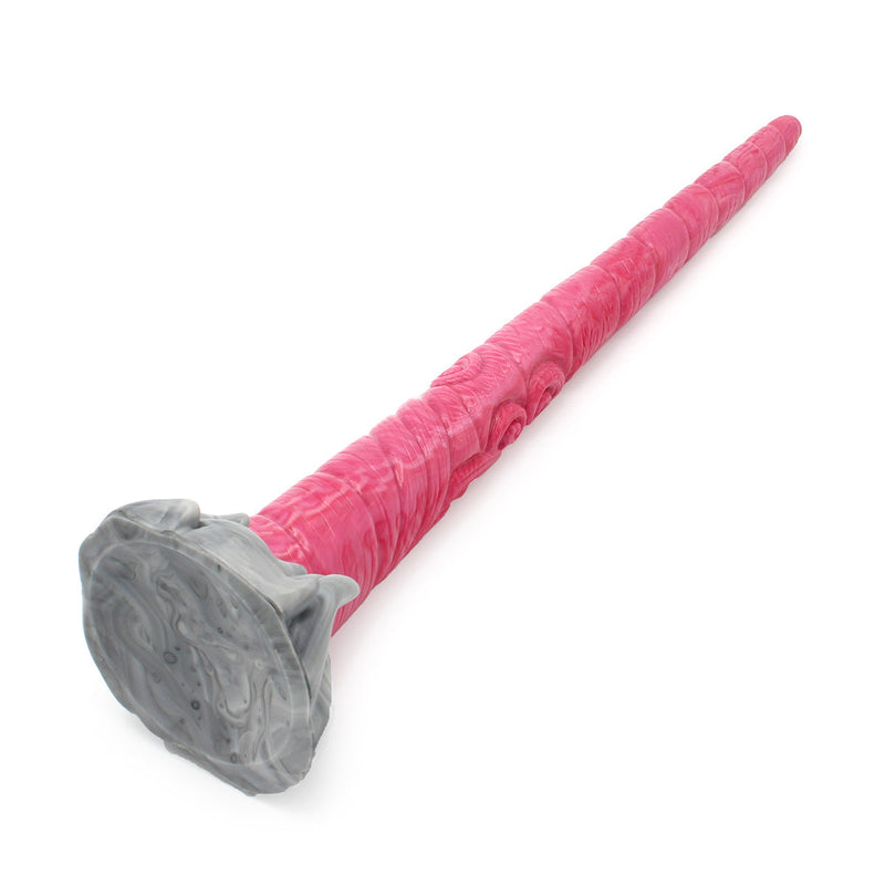Kiotos Monstar - Fantasie Dildo Nr. 21 - Roze/Grijs/Wit-Erotiekvoordeel.nl