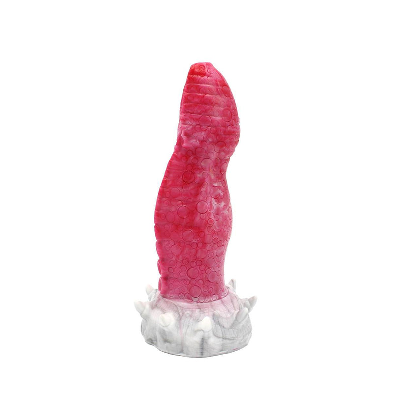 Kiotos Monstar - Fantasie Dildo Nr. 22 - 21 x 6 cm - Roze/Grijs/Wit-Erotiekvoordeel.nl