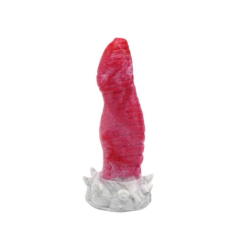 Kiotos Monstar - Fantasie Dildo Nr. 22 - 21 x 6 cm - Roze/Grijs/Wit-Erotiekvoordeel.nl
