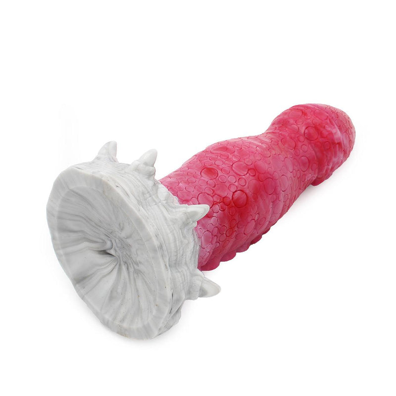Kiotos Monstar - Fantasie Dildo Nr. 22 - 21 x 6 cm - Roze/Grijs/Wit-Erotiekvoordeel.nl