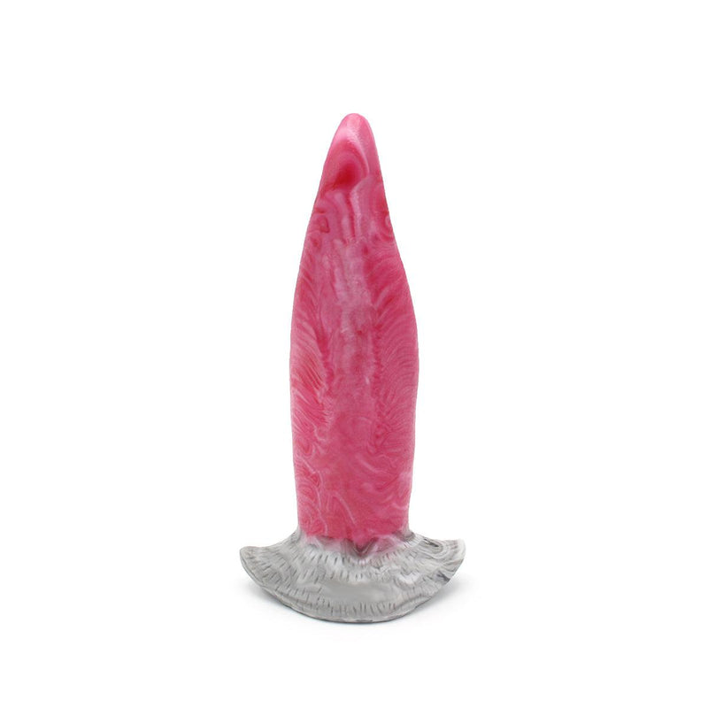 Kiotos Monstar - Dildo Beast 27 - 21 x 5.8 cm- Roze/Grijs/Wit-Erotiekvoordeel.nl