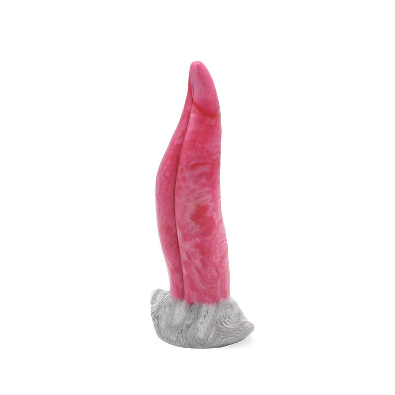 Kiotos Monstar - Dildo Beast 27 - 21 x 5.8 cm- Roze/Grijs/Wit-Erotiekvoordeel.nl