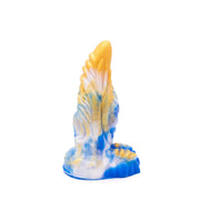 Kiotos Monstar - Dildo Beast 36 - 20 x 7 cm - Goud/Blauw-Erotiekvoordeel.nl