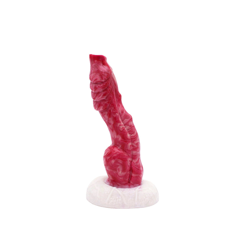 Kiotos Monstar - Dildo Beast No. 46 - 20.5 x 3.8 cm - Roze/Rood/Wit-Erotiekvoordeel.nl