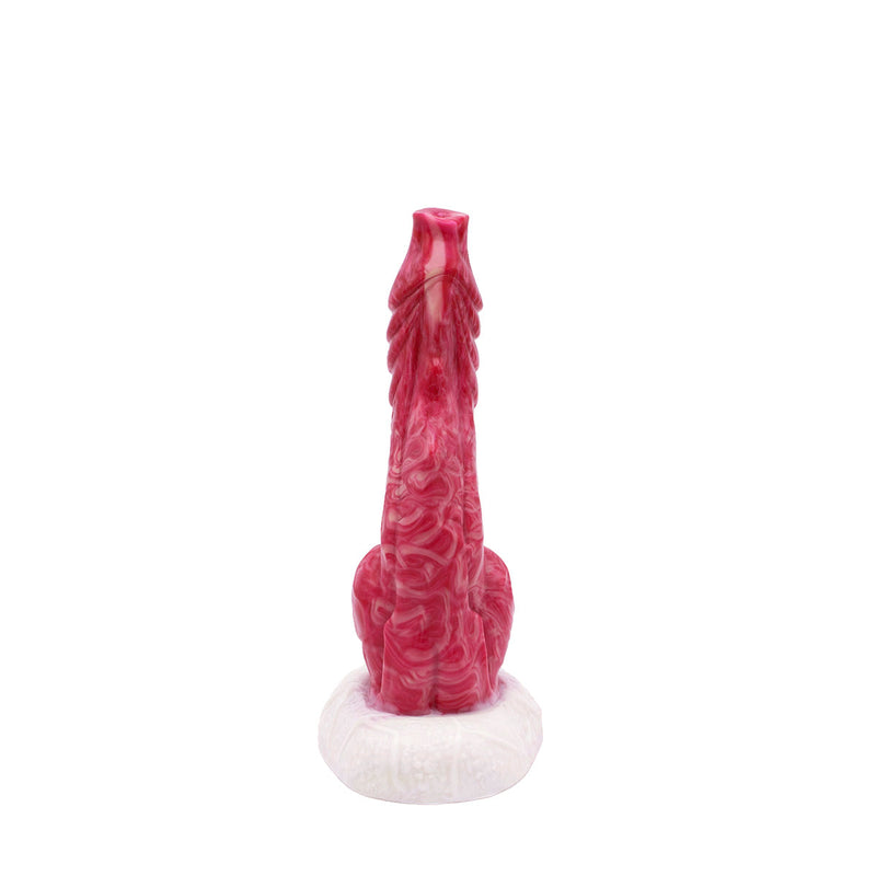 Kiotos Monstar - Dildo Beast No. 46 - 20.5 x 3.8 cm - Roze/Rood/Wit-Erotiekvoordeel.nl