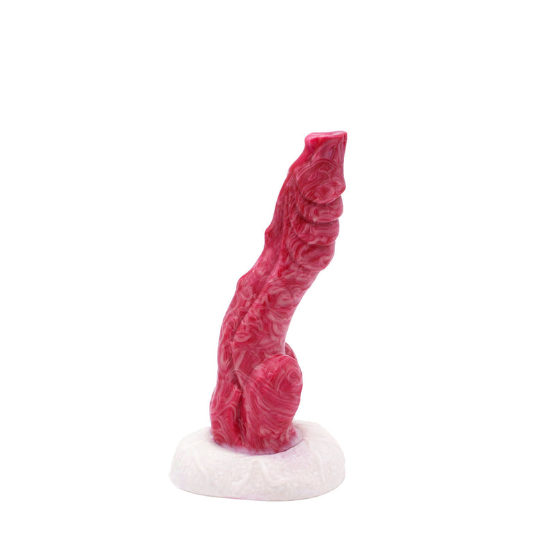 Kiotos Monstar - Dildo Beast No. 46 - 20.5 x 3.8 cm - Roze/Rood/Wit-Erotiekvoordeel.nl