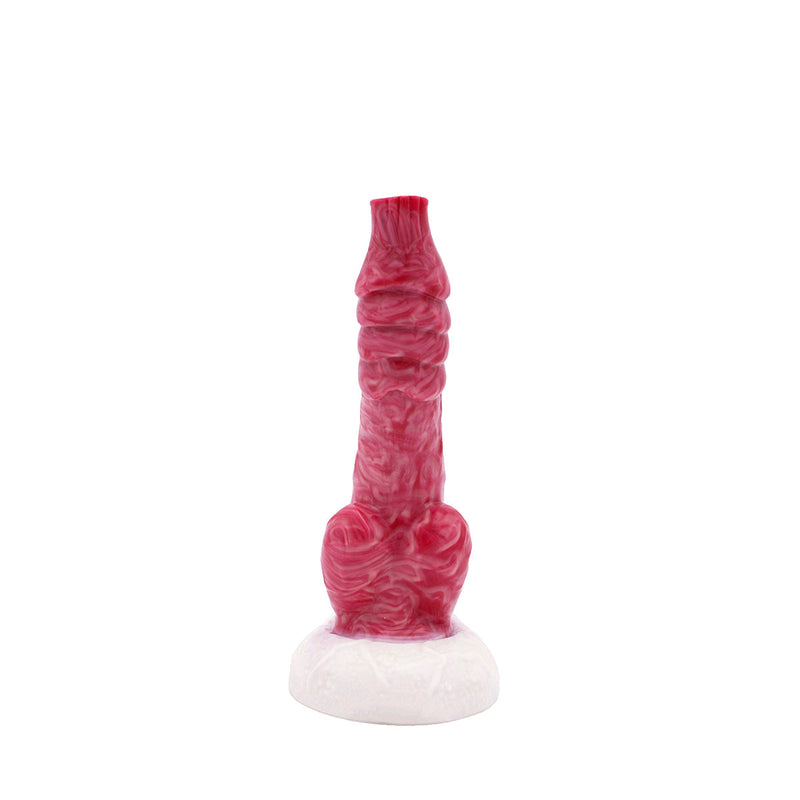 Kiotos Monstar - Dildo Beast No. 46 - 20.5 x 3.8 cm - Roze/Rood/Wit-Erotiekvoordeel.nl