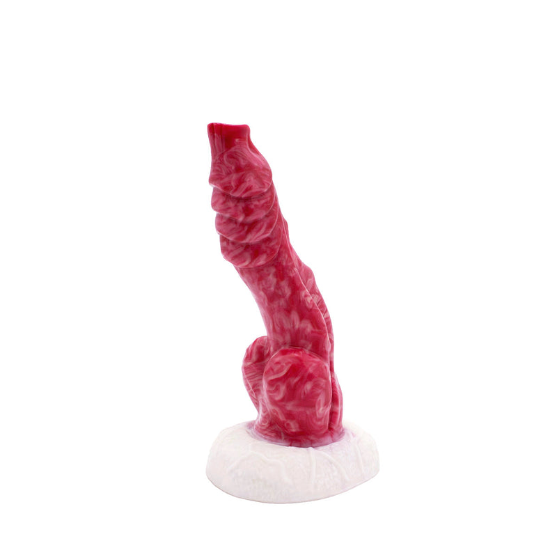 Kiotos Monstar - Dildo Beast No. 46 - 20.5 x 3.8 cm - Roze/Rood/Wit-Erotiekvoordeel.nl