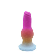Kiotos Monstar - Dildo Beast No. 48 - Roze/Wit/Geel-Erotiekvoordeel.nl