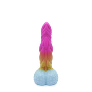 Kiotos Monstar - Dildo Beast No. 49 - Roze/Wit/Geel-Erotiekvoordeel.nl