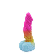Kiotos Monstar - Dildo Beast No. 49 - Roze/Wit/Geel-Erotiekvoordeel.nl