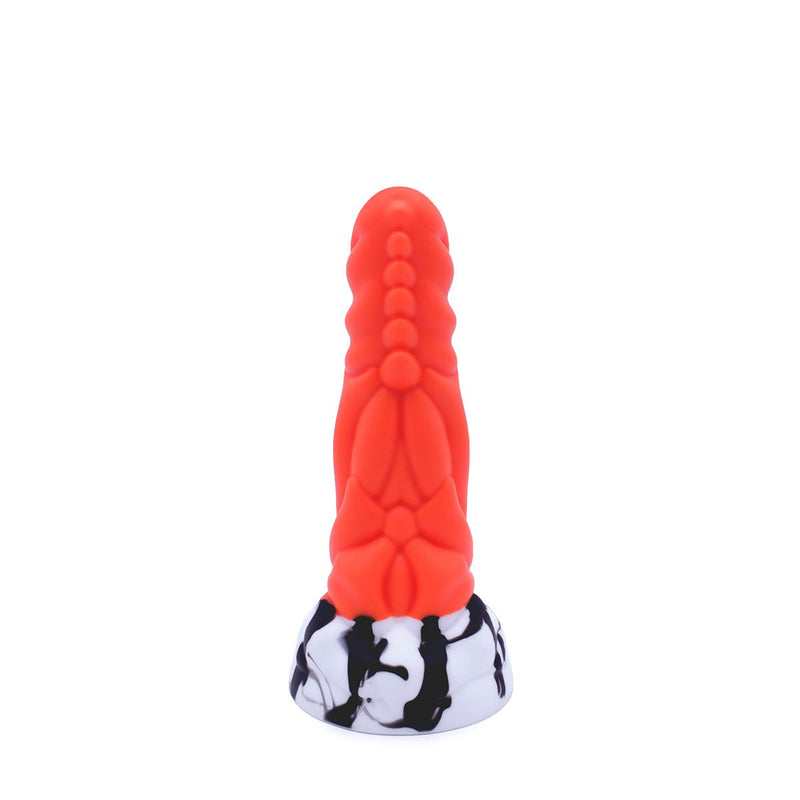 Kiotos Monstar - Dildo Beast No. 51 - Oranje/Wit/Zwart-Erotiekvoordeel.nl