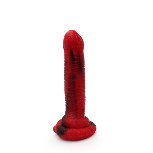 Kiotos Monstar - Dildo Beast Snake 13 - 23.5 x 5 cm - Rood-Erotiekvoordeel.nl