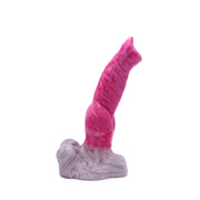 Kiotos Monstar - Consolador anal Beast 42 - 25,5 x 4,8 cm - Blanco/Rojo/Gris-Erotiekvoordeel.nl