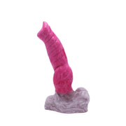 Kiotos Monstar - Consolador anal Beast 42 - 25,5 x 4,8 cm - Blanco/Rojo/Gris-Erotiekvoordeel.nl