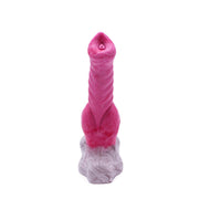 Kiotos Monstar - Consolador anal Beast 42 - 25,5 x 4,8 cm - Blanco/Rojo/Gris-Erotiekvoordeel.nl