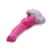 Kiotos Monstar - Consolador anal Beast 42 - 25,5 x 4,8 cm - Blanco/Rojo/Gris-Erotiekvoordeel.nl