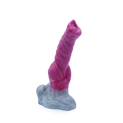 Kiotos Monstar - Anal-Dildo Beast 42 - 25,5 x 4,8 cm - Weiß/Rot/Grau-Erotiekvoordeel.nl