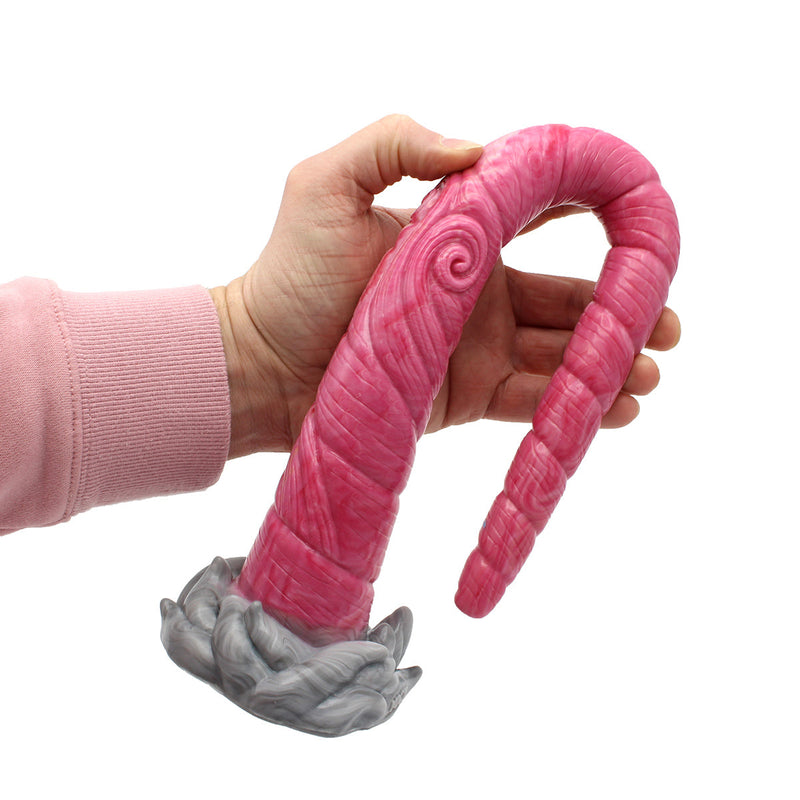 Kiotos Monstar - Fantazyjny Dildo Nr 21 - Różowy/szary/biały - Erotiekvoordeel.nl