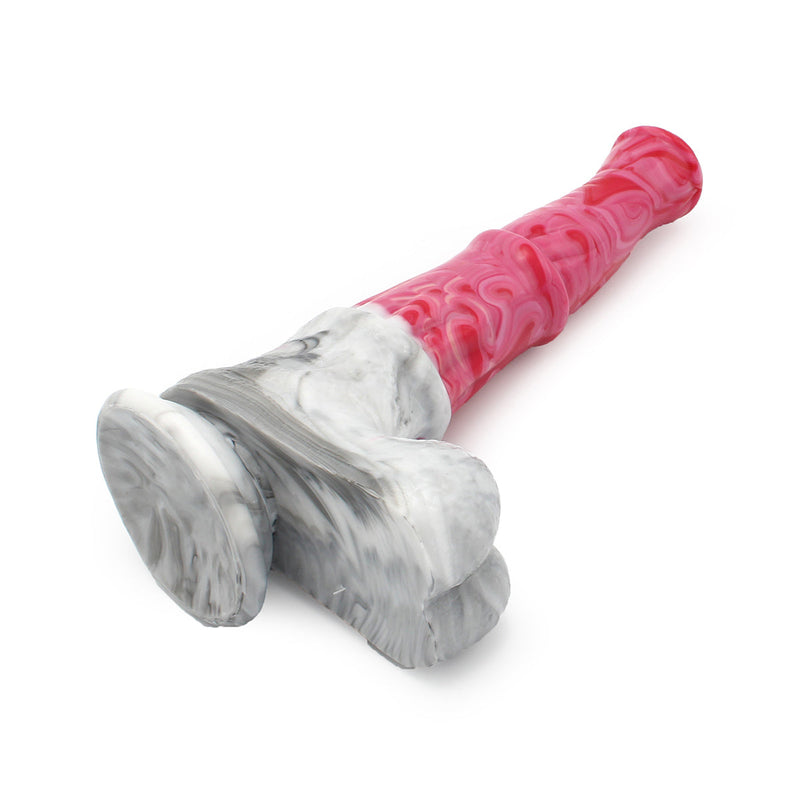 Kiotos Monstar - Dildo Fantasia n. 22 - 24,5 cm - Rosa/Grigio/Bianco-Erotiekvoordeel.nl