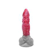 Kiotos Monstar - Dildo Beast 25 - 22 x 6 cm - Pink/Grey/White-Erotiekvoordeel.nl