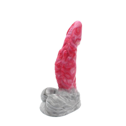 Kiotos Monstar - Dildo Beast 25 - 22 x 6 cm - Pink/Grey/White-Erotiekvoordeel.nl