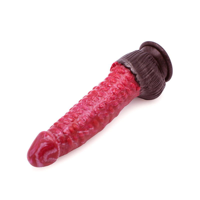 Kiotos Monstar - Fantazyjny Dildo Beast Nr 44 - Czerwono-czarne - Erotiekvoordeel.nl