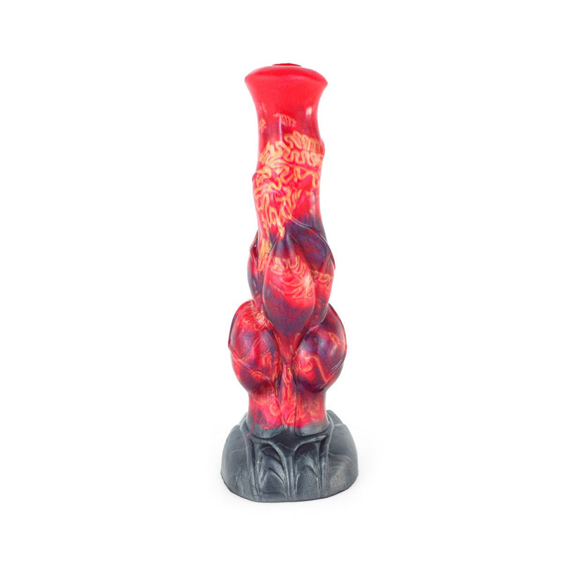 Kiotos Monstar - Fantazyjny Dildo Nr 75 - Drogon - Czerwony/ Fioletowy/Czarny-Erotiekvoordeel.nl