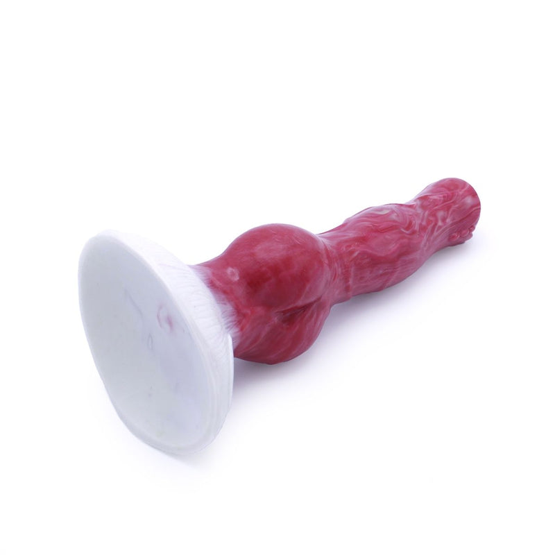 Kiotos Monstar - Squirting Dildo Beast No. 64 - 21 x 4 cm - Rood/Wit-Erotiekvoordeel.nl