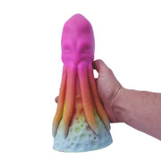 Kiotos Monstar - XXL Dildo Beast No. 54 - Roze/oranje/Wit-Erotiekvoordeel.nl