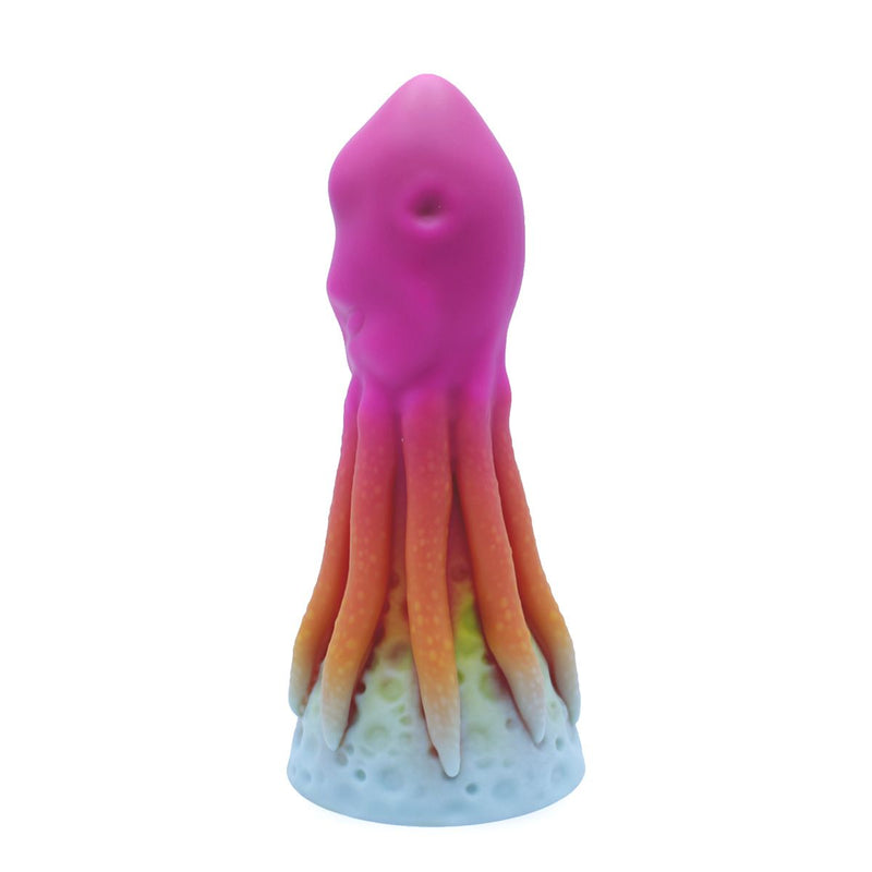 Kiotos Monstar - XXL Dildo Beast No. 54 - Roze/oranje/Wit-Erotiekvoordeel.nl