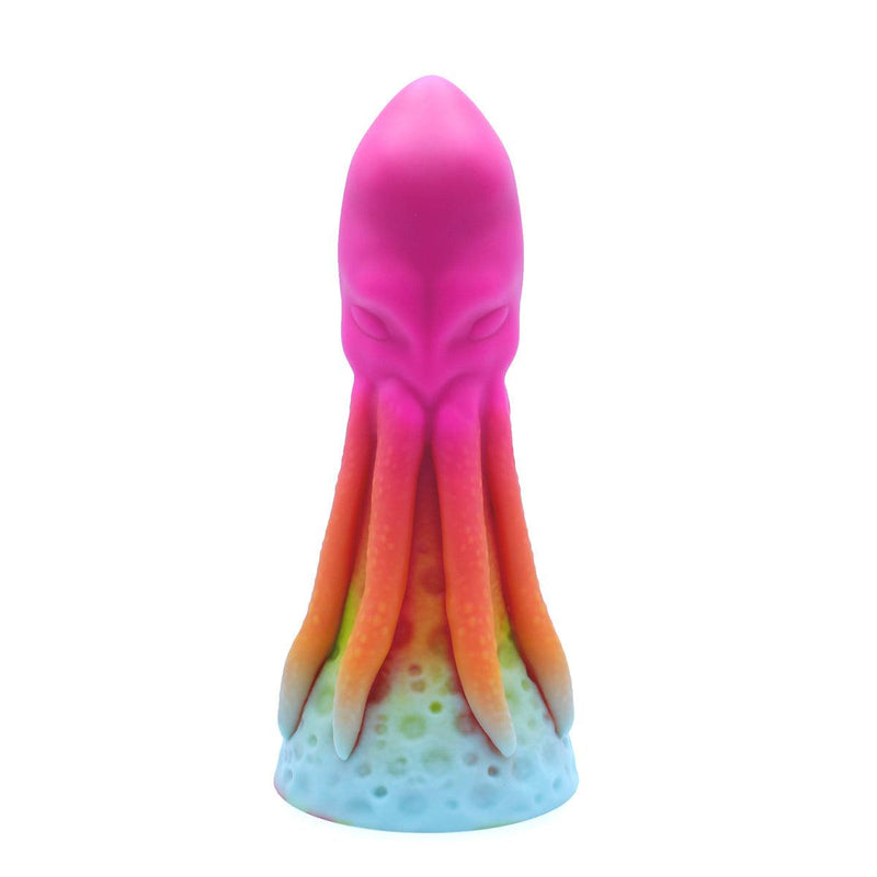 Kiotos Monstar - XXL Dildo Beast No. 54 - Roze/oranje/Wit-Erotiekvoordeel.nl