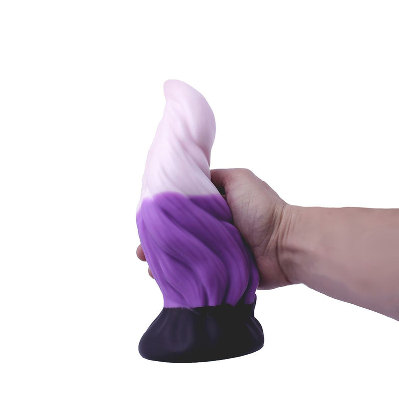 Kiotos Monstar - XXL Dildo Beast No. 55 - Paars/Zwart/Wit-Erotiekvoordeel.nl