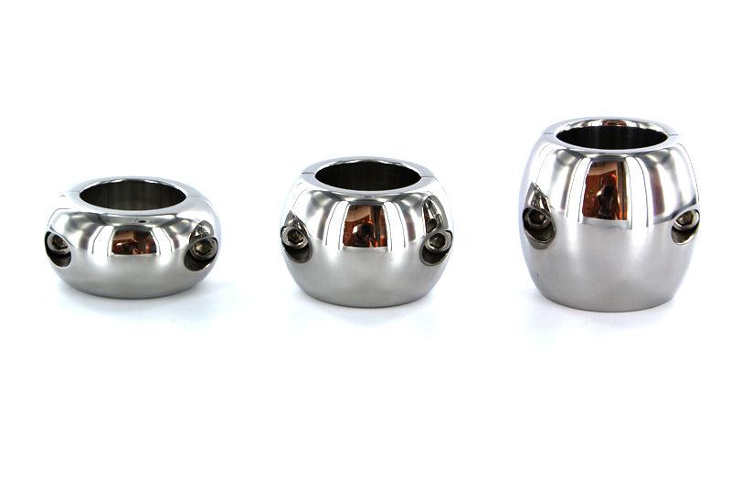 Kiotos - Ovaler Ballstretcher aus Edelstahl, 40 mm breit - 545 Gramm - Erotiekvoordeel.nl