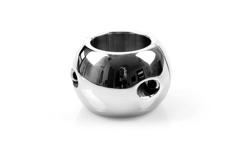 Kiotos - Ovaler Ballstretcher aus Edelstahl, 40 mm breit - 545 Gramm - Erotiekvoordeel.nl