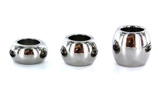 Kiotos - Ball Stretcher ovale in acciaio inossidabile, larghezza 70 mm - 785 grammi - Erotiekvoordeel.nl