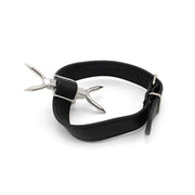 Kiotos - Posture Collar mit verstellbaren doppelten Nackenspitzen - Erotiekvoordeel.nl
