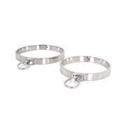 Kiotos - RVS Collar Solid Met Transparant Kristal voorzijde - Large - 13,5 cm-Erotiekvoordeel.nl