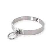 Kiotos - RVS Collar Solid Met Transparant Kristal voorzijde - Large - 13,5 cm-Erotiekvoordeel.nl