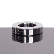 Kiotos - Ballstretcher RVS Met Groeven Scharnierend 14 mm Hoog Ø 35 mm-Erotiekvoordeel.nl