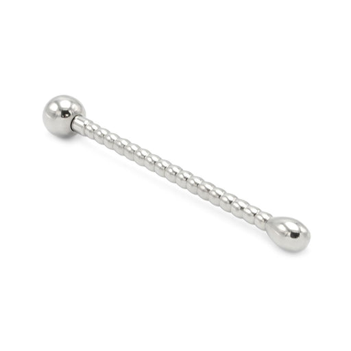 Kiotos Steel - Extra Lange Penisplug Met Ribbels - Diameter 10 mm-Erotiekvoordeel.nl