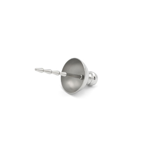 Kiotos Steel - Geribbelde Penisplug Paraplu - Diameter 5 mm-Erotiekvoordeel.nl
