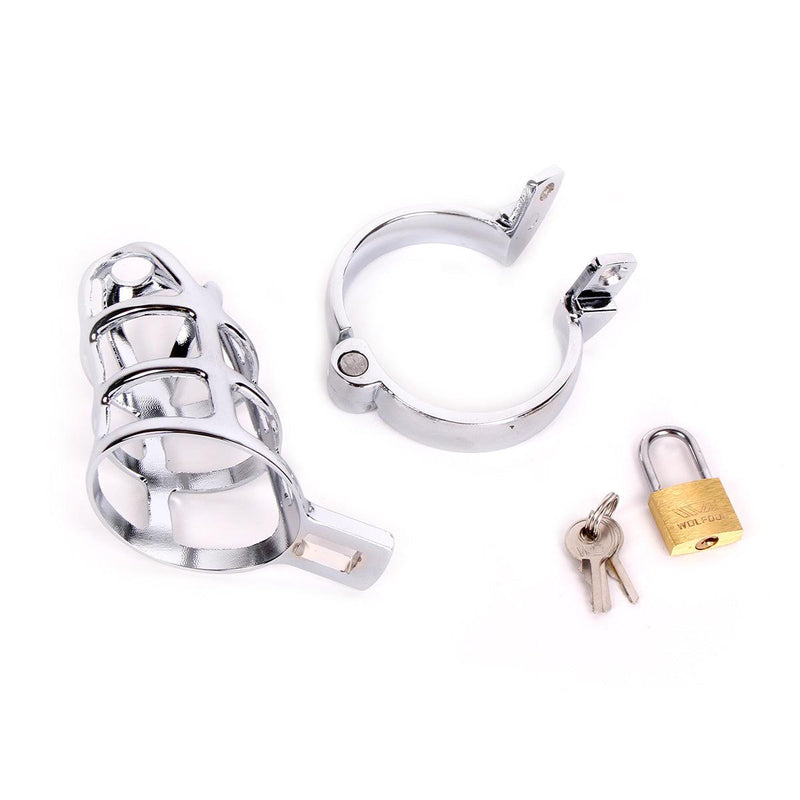 Kiotos Steel - Chastity Cage - Stainless Steel Penis Cage-Erotiekvoordeel.nl