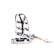 Kiotos Steel - Chastity Cage - Stainless Steel Penis Cage-Erotiekvoordeel.nl