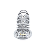 Kiotos - RVS Kuisheidskooi met Spikes - Modern Torture-Erotiekvoordeel.nl