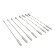 Kiotos - Set Met Geribbelde Rosebud Dilators/sounds In Luxe etui - 8 Stuks-Erotiekvoordeel.nl