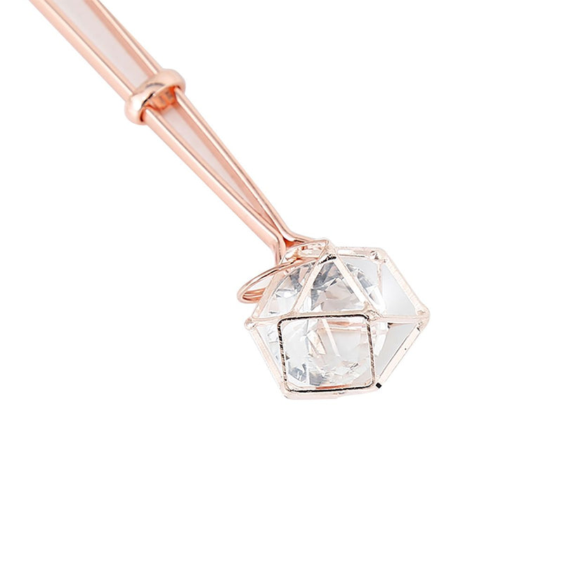 Kiotos - Tepelklemmen Rosé Goud Met Prisma Hanger-Erotiekvoordeel.nl